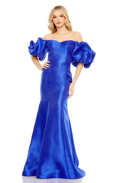 4 of 12 Mac Duggal 50677 Royal-Blue