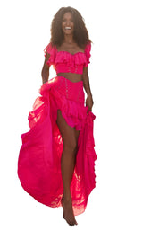 1 of 6 Tarik Ediz 50737 Fuchsia