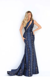 1 of 4 Tarik Ediz 50844 Royal Blue
