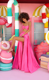 1 of 2 Tarik Ediz 51025S Fuchsia
