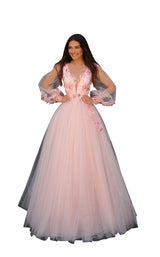 1 of 3 Tarik Ediz 51033 Pink