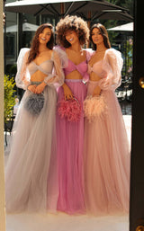 9 of 15 Tarik Ediz 51037 Lilac-Blue, Special Pink, Rose