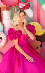 2 of 2 Tarik Ediz 51149 Fuchsia