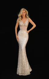 2 of 5 Tarik Ediz 51159 Ivory/Gold