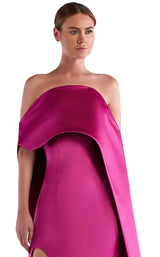 2 of 2 Edward Arsouni Couture SS0512 Fuchsia