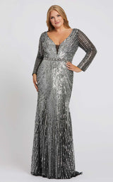 1 of 3 Mac Duggal Fabulouss 5176 Black/Silver