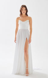 3 of 16 Tarik Ediz 52006 Dress White