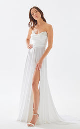 11 of 16 Tarik Ediz 52006 Dress White