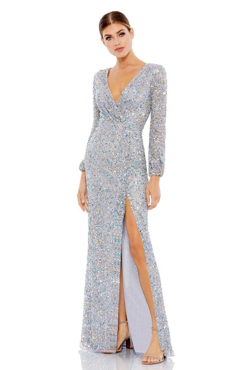 Mac Duggal 5213 Silver