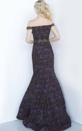 2 of 2 Jovani 52270BG Navy/Black