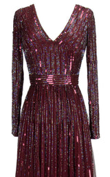 7 of 10 Paul Rekhi 5264 Burgundy