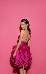 5 of 8 Tarik Ediz 53066 Dress Orchid