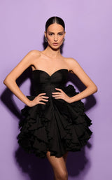 2 of 8 Tarik Ediz 53066 Dress Black