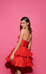 7 of 8 Tarik Ediz 53098 Dress Rose