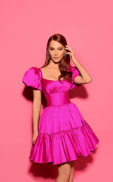 1 of 4 Tarik Ediz 53150 Dress Orchid