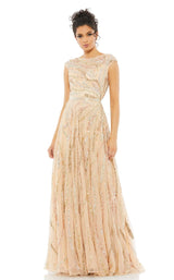 1 of 6 Mac Duggal 5445 Beige-Multi
