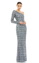 1 of 3 Mac Duggal 5479 Dress Slate-Grey