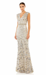 1 of 6 Mac Duggal 5505 Nude/Silver