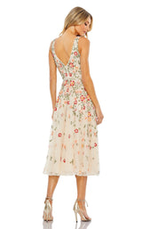 4 of 6 Mac Duggal 5527 Nude Multi