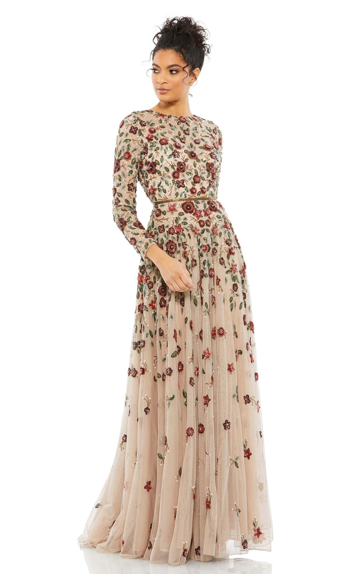 long sleeve floral long dresses Madison Maxi Dress in Rose UK6 / Rose Floral Long sleeves Sleeve type Baltic Born Womens Katherine Maxi