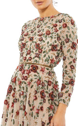 9 of 12 Mac Duggal 5533 Antique Rose