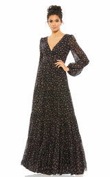 1 of 3 Mac Duggal 55431 Black Multi