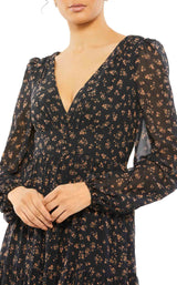 3 of 3 Mac Duggal 55431 Black Multi