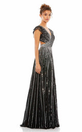 1 of 8 Mac Duggal 5568 Black-Silver