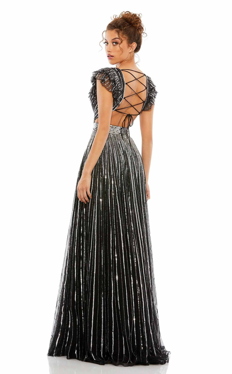 Mac Duggal 5568 Black-Silver