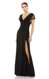 1 of 6 Mac Duggal 55709 Black-Multi