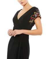 3 of 6 Mac Duggal 55709 Black Multi