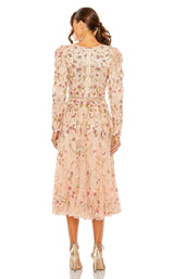 3 of 3 Mac Duggal 5580 Blush Multi