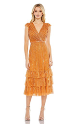1 of 6 Mac Duggal 5585 Burnt-Orange