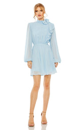 1 of 6 Mac Duggal 55878 Powder Blue