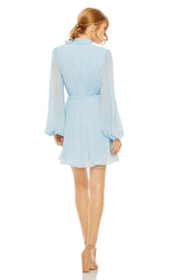 5 of 6 Mac Duggal 55878 Powder Blue