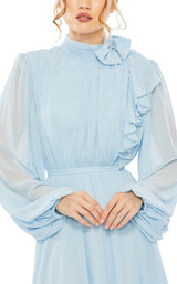 3 of 6 Mac Duggal 55878 Powder Blue