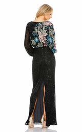 9 of 13 Mac Duggal 5615 Black-Multi