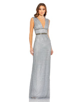 2 of 9 Mac Duggal 5625 Dress Silver
