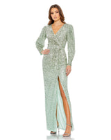 1 of 3 Mac Duggal 5638 Seafoam