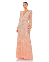 1 of 3 Mac Duggal 5643 Peach