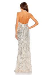 2 of 3 Mac Duggal 5650 Nude/Silver