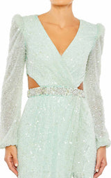 8 of 9 Mac Duggal 5745 Soft-Mint