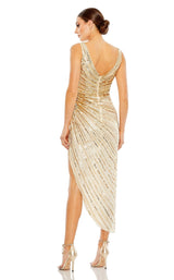 2 of 3 Mac Duggal 5757 Nude/Gold