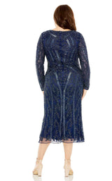 5 of 6 Mac Duggal Fabulouss 5804 Dress Midnight