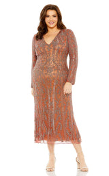 2 of 6 Mac Duggal Fabulouss 5804 Dress Rosewood