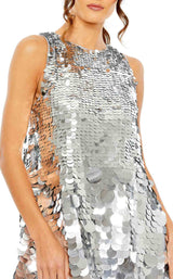 4 of 6 Mac Duggal 5961 Dress Silver