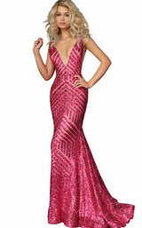 7 of 26 Jovani 59762 Fuchsia