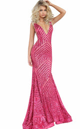 5 of 26 Jovani 59762 Fuchsia