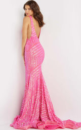 11 of 26 Jovani 59762 Neon Hot Pink