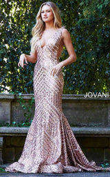 22 of 26 Jovani 59762 Rose Gold